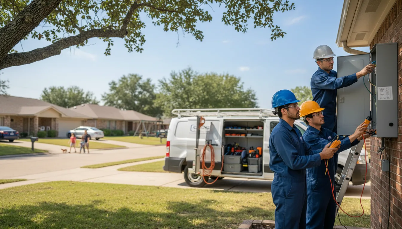 Certified electrician providing emergency electrical services in Valles Mines, MO